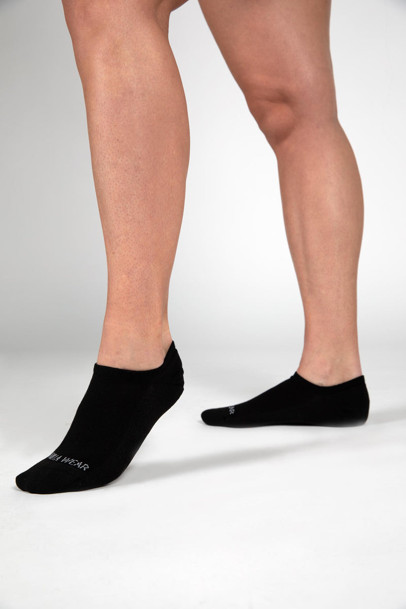 Load image into Gallery viewer, Gorilla Wear - Ankle Socks 2-Pack - Black