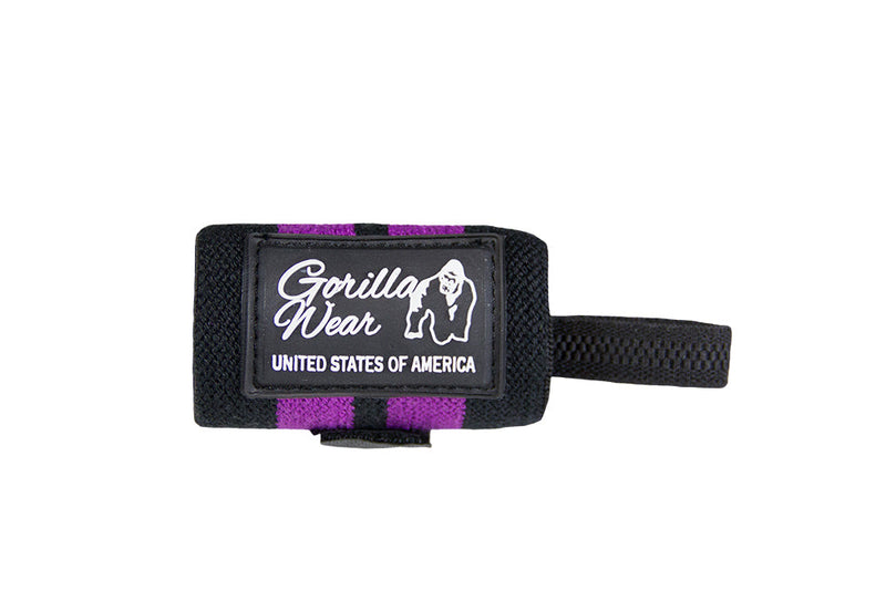Load image into Gallery viewer, Gorilla Wear - Women's Wrist Wraps - Black/Purple