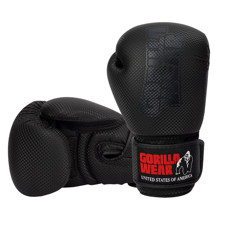 Load image into Gallery viewer, Gorilla Wear - Montello Boxing Gloves - Black