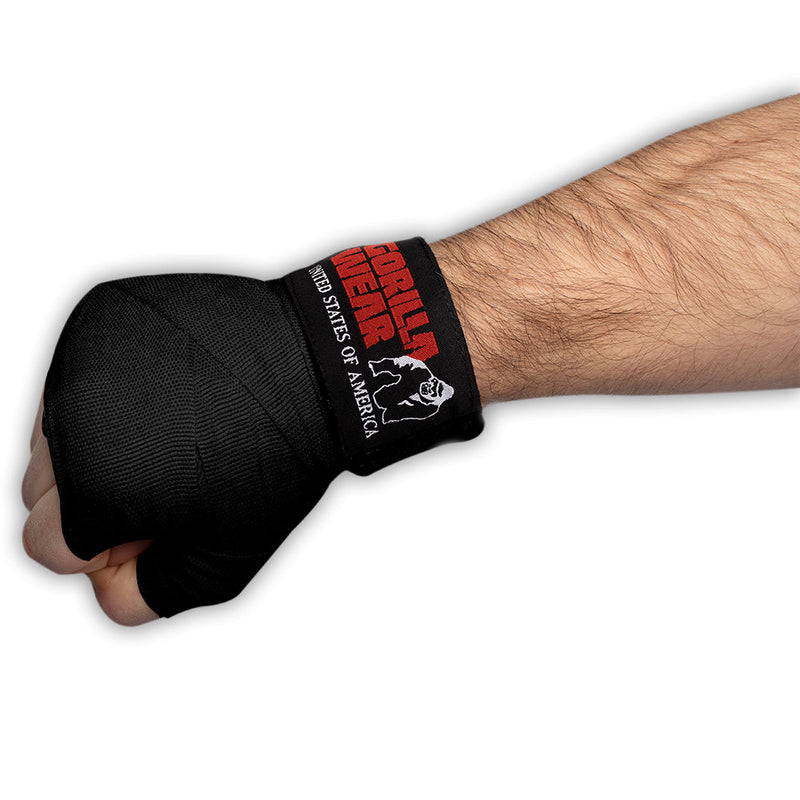 Load image into Gallery viewer, Gorilla Wear - Boxing Hand Wraps - Black