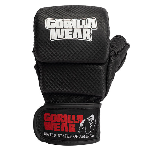 Gorilla Wear - ely mma sparring gloves - black/white
