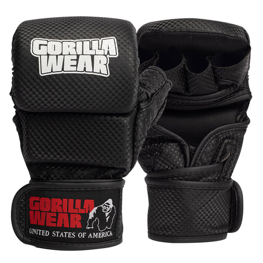 Gorilla Wear - ely mma sparring gloves - black/white