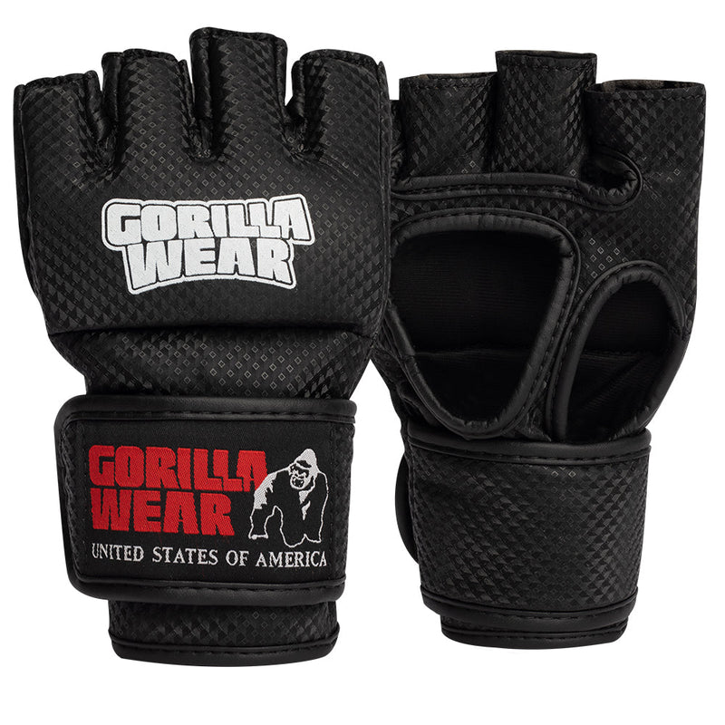 Load image into Gallery viewer, Gorilla Wear - Berea mma gloves (without thumb) - black/white