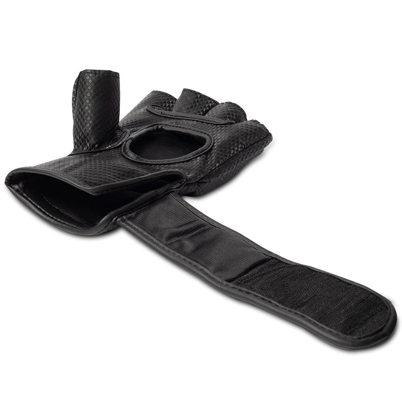 Load image into Gallery viewer, Gorilla Wear - Manton Mma Gloves (With Thumb) - Black/White
