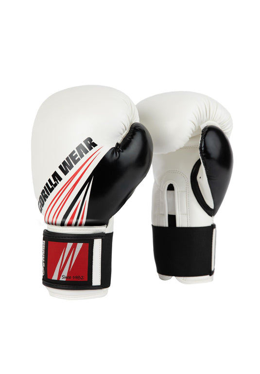 Gorilla Wear - Yakima Boxing Gloves - White