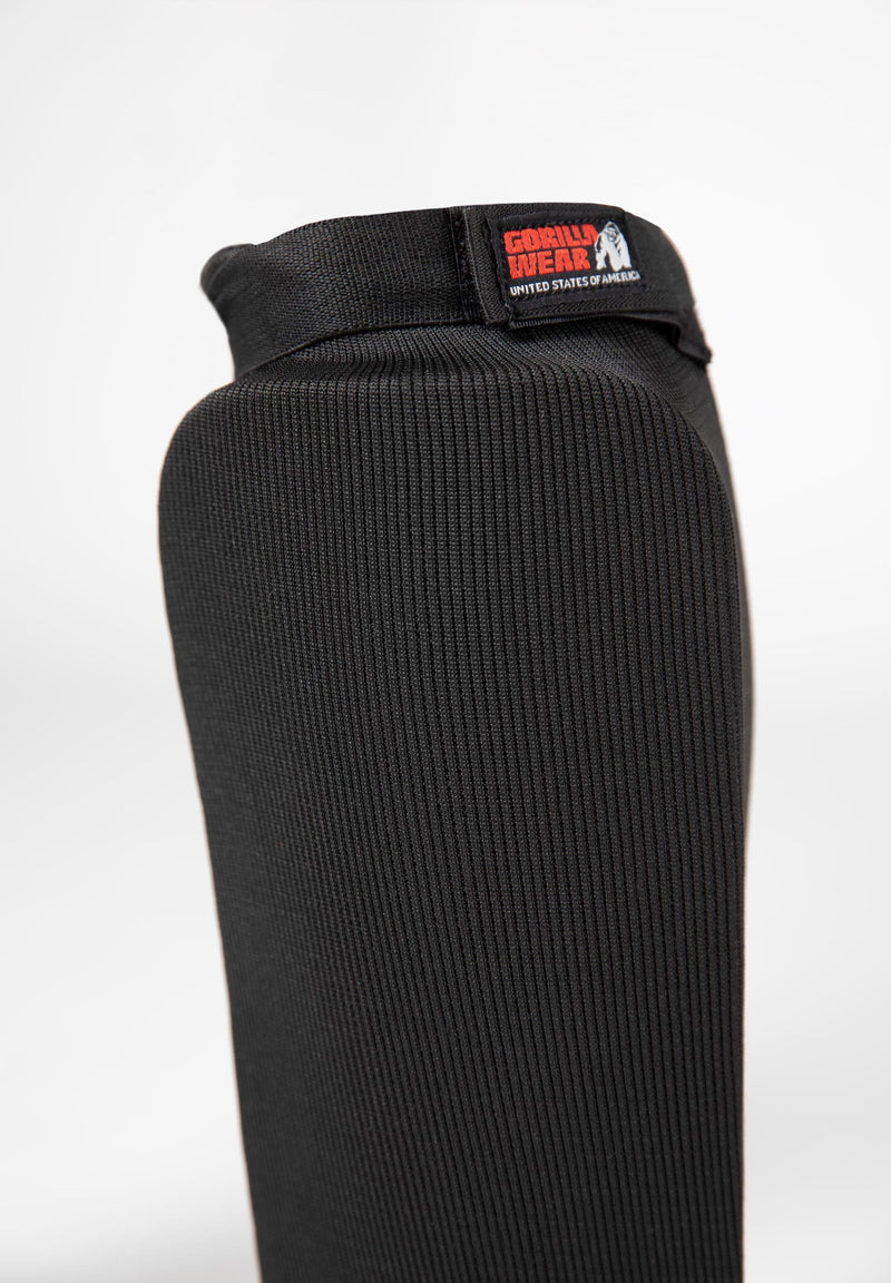 Load image into Gallery viewer, Gorilla Wear - Jefferson Shin Guards - Black