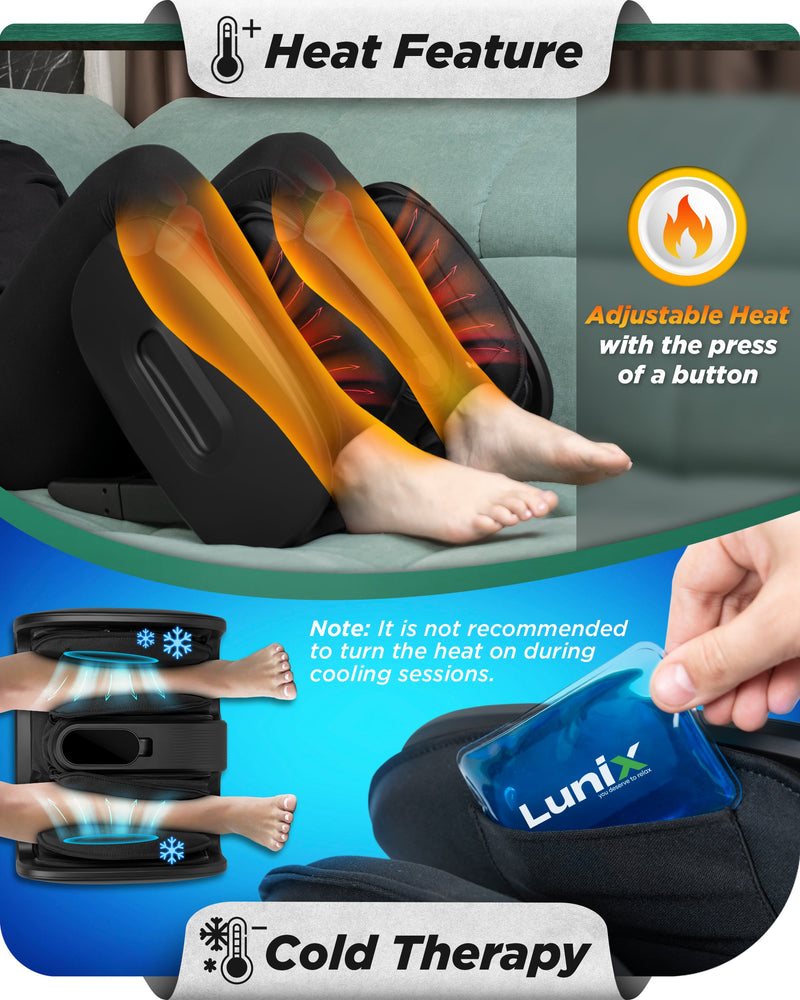 Load image into Gallery viewer, Lunix - LX21 Shiatsu Foot and Calf Massager with Remote - Black