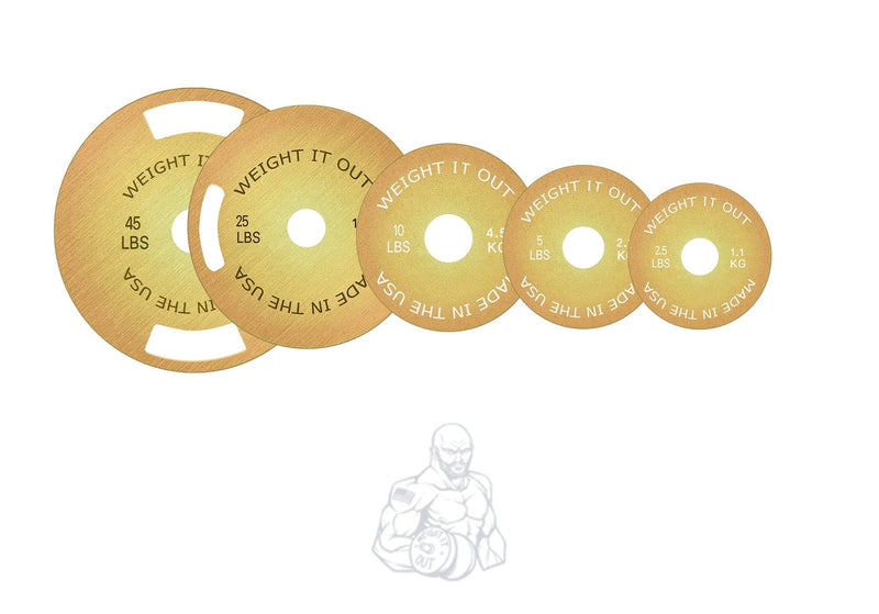 Load image into Gallery viewer, Weight It Out - Solid Steel Calibrated Weight Plate Sets Preorder