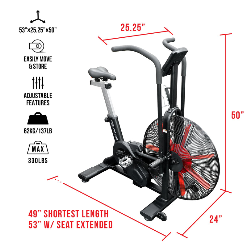 Load image into Gallery viewer, Valor Fitness - Air Bike Pro