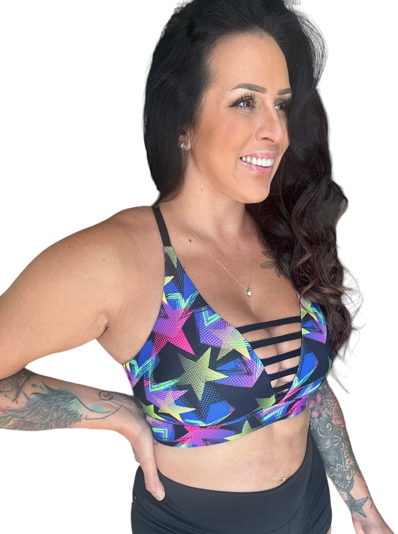 Load image into Gallery viewer, Peachy Athletic - Seventh Heaven Sports Bra (Medium Support) - Superstar