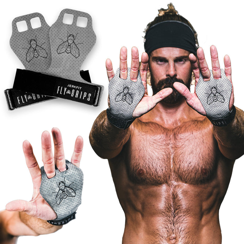 Load image into Gallery viewer, JerkFit - Fly Grips Ultra Premium Vegan Crossfit gloves