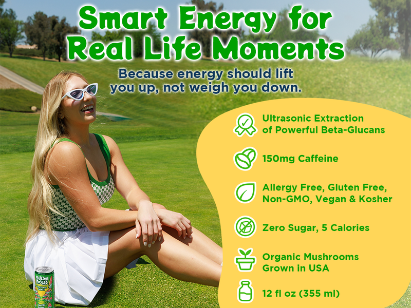 Load image into Gallery viewer, Melting Forest - Mushroom Energy Drink 12 Pack - Mango Guava