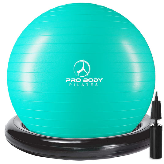 ProBody Pilates - Exercise Ball Chair with Base & Bands