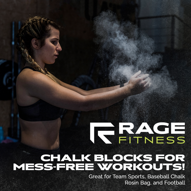 Load image into Gallery viewer, Rage Fitness - Premium Magnesium Block Chalk – Lab‑tested. Rugged. Ready for real workouts.