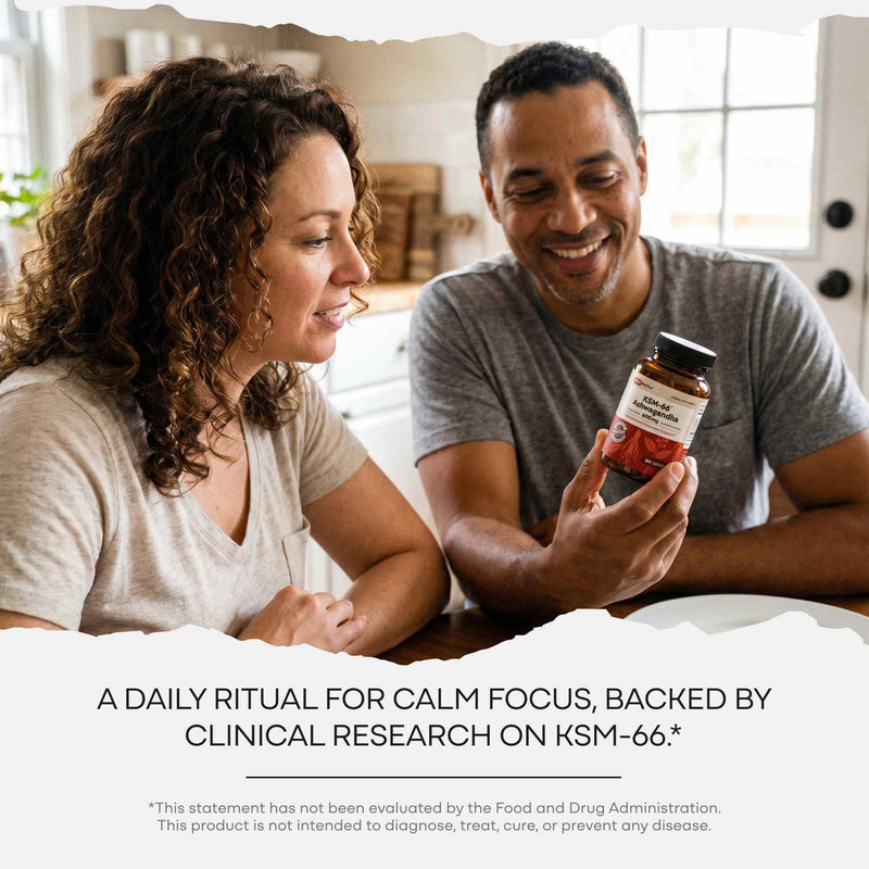 Load image into Gallery viewer, Wild Foods - Daily Nutra KSM-66 Ashwagandha 600mg Capsules - Vitamins & Supplements