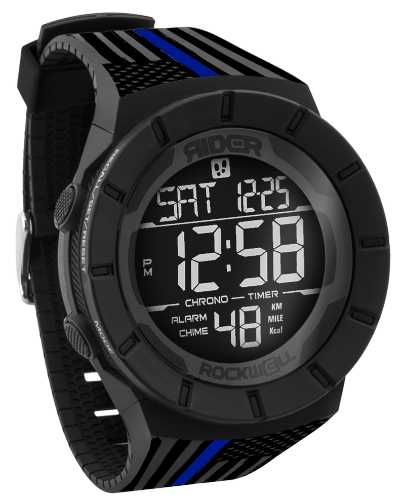 Load image into Gallery viewer, Rockwell Time - Coliseum Fit™ Assault - Police Edition (Phantom Black) Watch