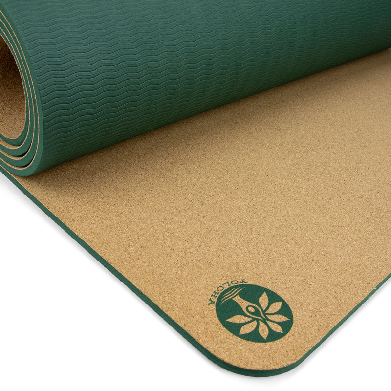Load image into Gallery viewer, Yoloha Yoga - Blossom Aura Cork Yoga Mat
