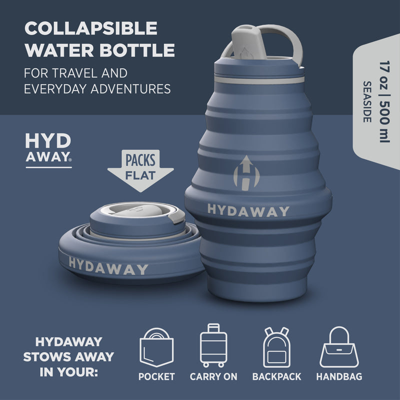 Load image into Gallery viewer, Hydaway - Collapsible Water Bottle | 17oz