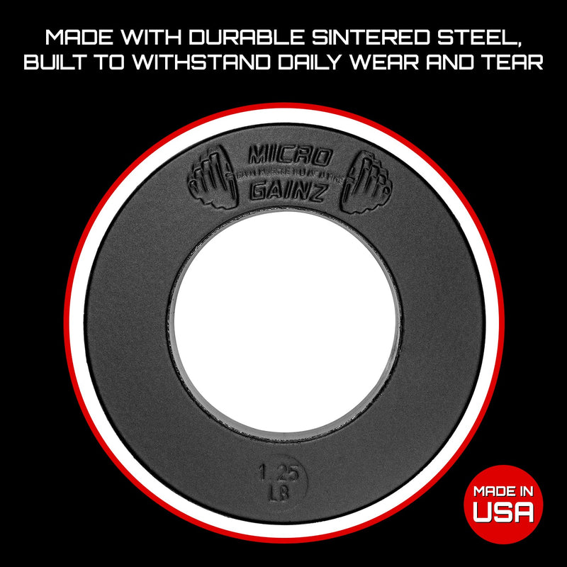 Load image into Gallery viewer, Micro Gainz - Olympic Size Fractional Weight Plates Pair of 1.25LB Plates