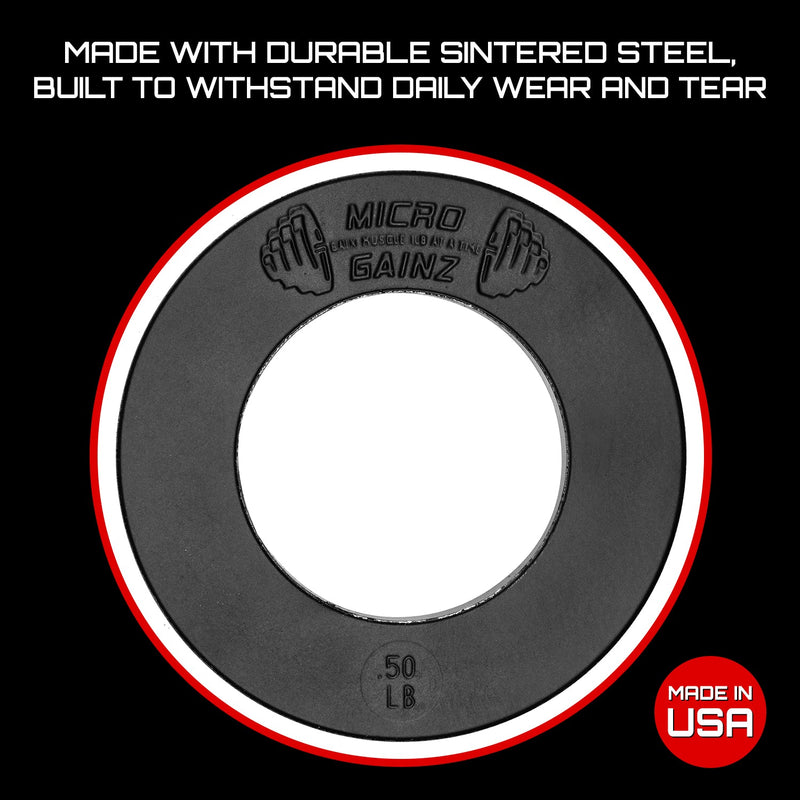 Load image into Gallery viewer, Micro Gainz - Olympic Size Fractional Weight Plates Pair of Yellow .50Lb Plates