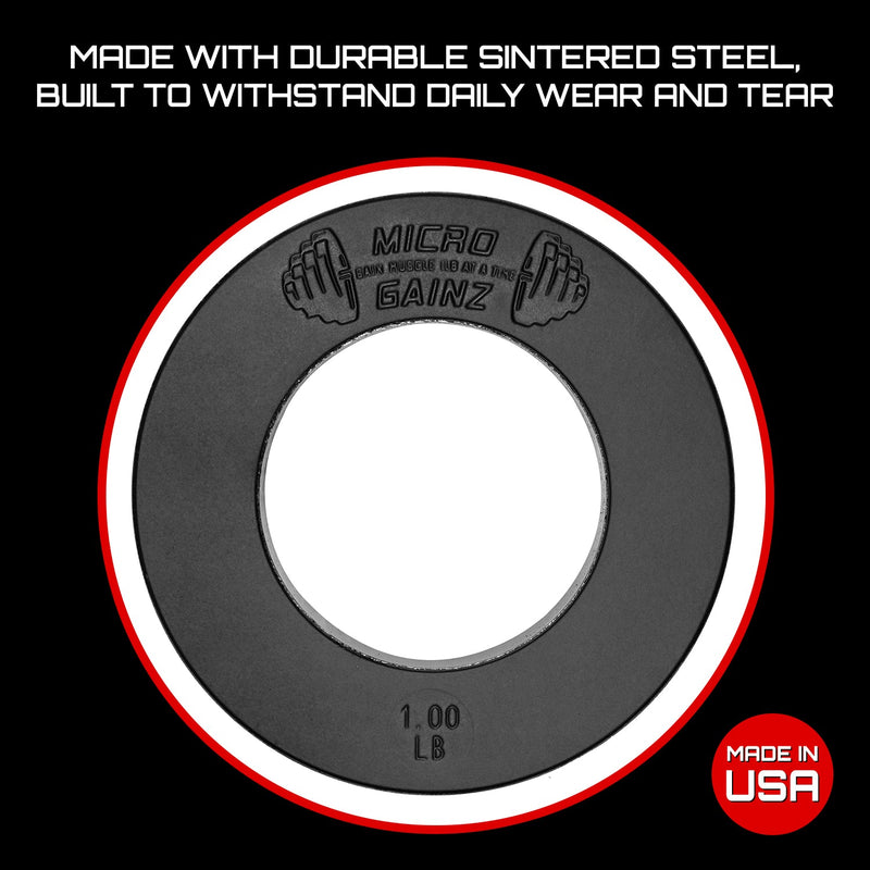 Load image into Gallery viewer, Micro Gainz - Olympic Size Fractional Weight Plates Pair of Red 1LB Plates