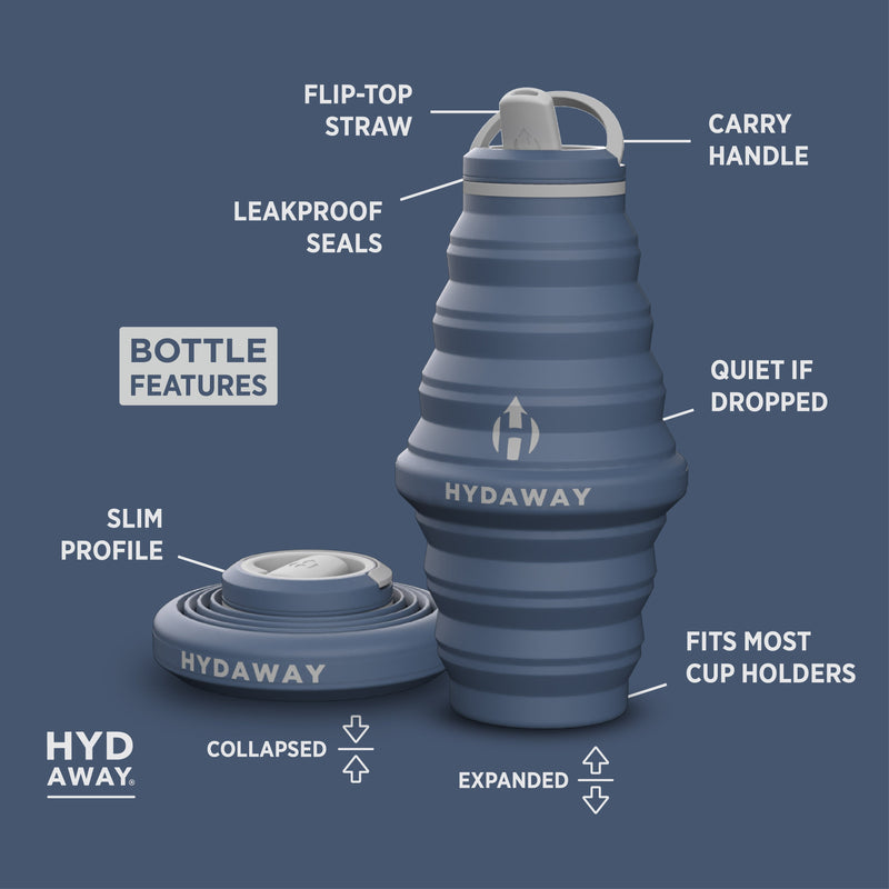 Load image into Gallery viewer, Hydaway - Collapsible Water Bottle | 25oz