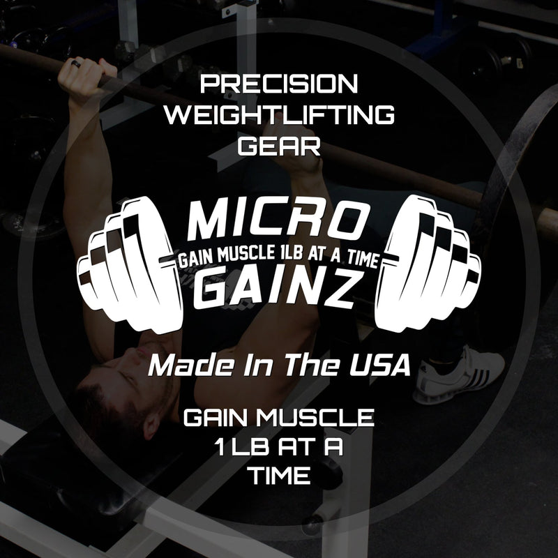Load image into Gallery viewer, Micro Gainz - Olympic Size Kilogram Fractional Weight Plates Set of 4 Steel Plates (2-.25KG and 2-.50KG)