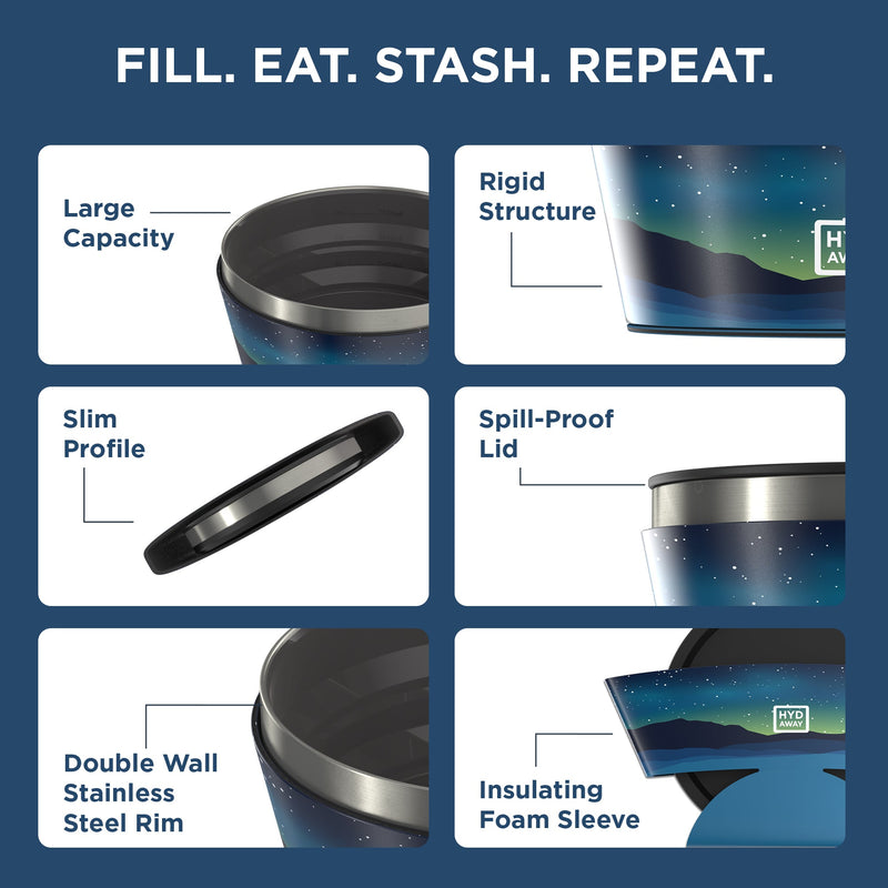 Load image into Gallery viewer, Hydaway - Collapsible Insulated Bowl | 1-Quart