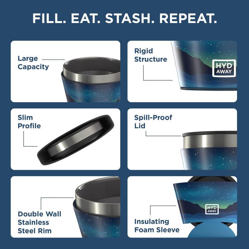 Load image into Gallery viewer, Hydaway - Collapsible Insulated Bowl | 1.5-Cup