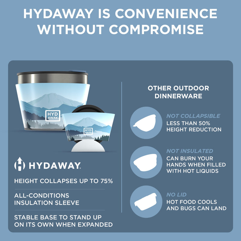 Load image into Gallery viewer, Hydaway - Collapsible Insulated Bowl | 1.5-Cup