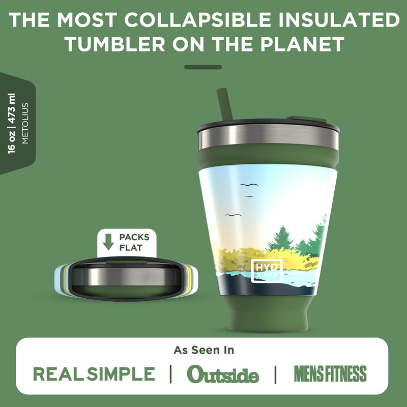 Load image into Gallery viewer, Hydaway - Collapsible Insulated Drink Tumbler