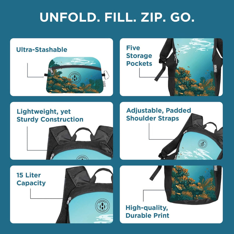 Load image into Gallery viewer, Hydaway - Collapsible Backpack
