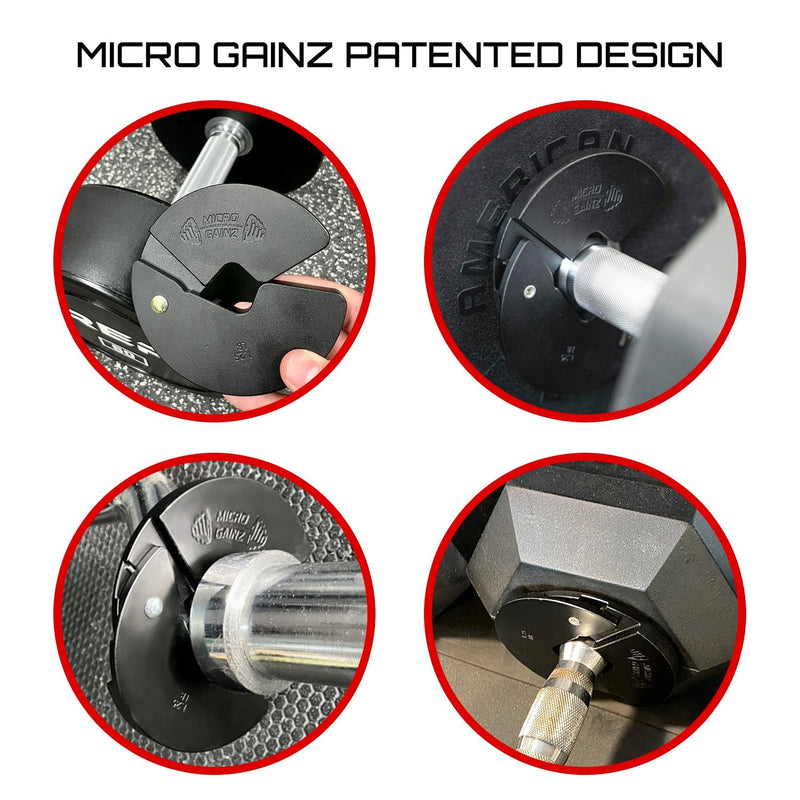 Load image into Gallery viewer, Micro Gainz - Double Pack of 1lb & 1.25lb Dumbbell Fractional Weight Plates