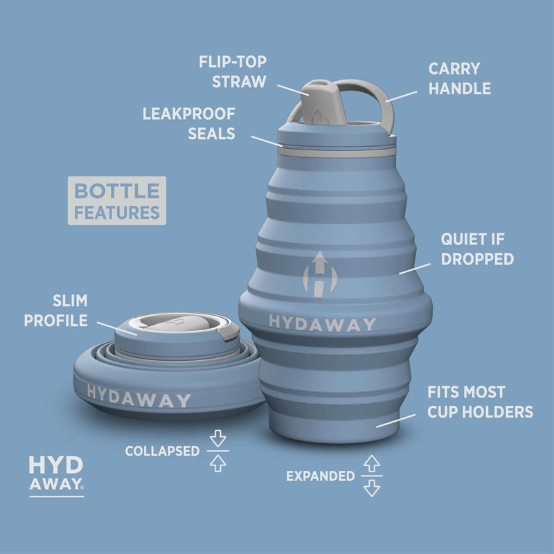 Load image into Gallery viewer, Hydaway - Collapsible Water Bottle | 17oz