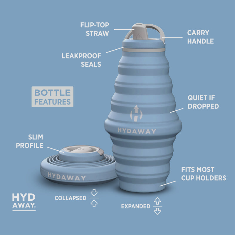 Load image into Gallery viewer, Hydaway - Collapsible Water Bottle | 25oz