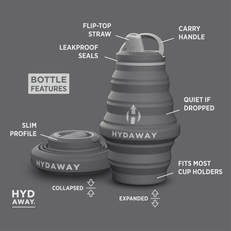Load image into Gallery viewer, Hydaway - Collapsible Water Bottle | 17oz