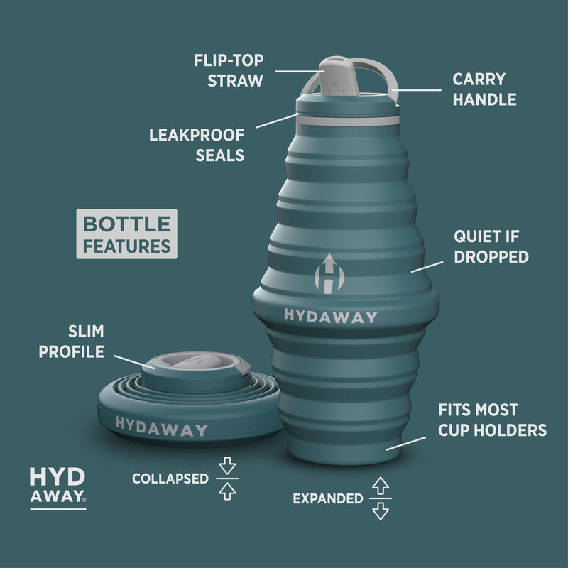 Load image into Gallery viewer, Hydaway - Collapsible Water Bottle | 25oz
