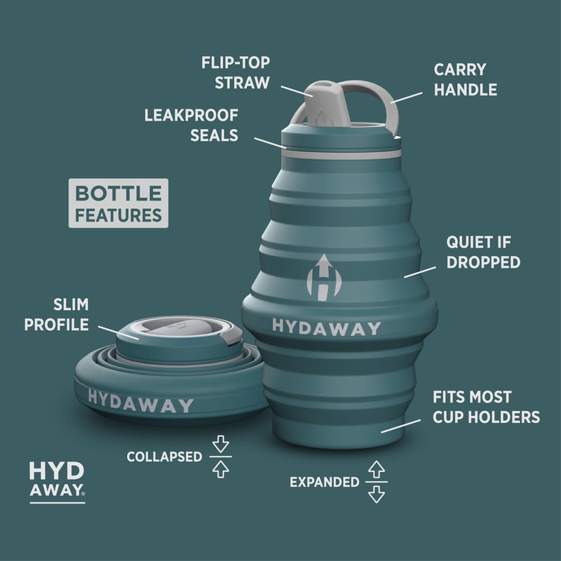 Load image into Gallery viewer, Hydaway - Collapsible Water Bottle | 17oz