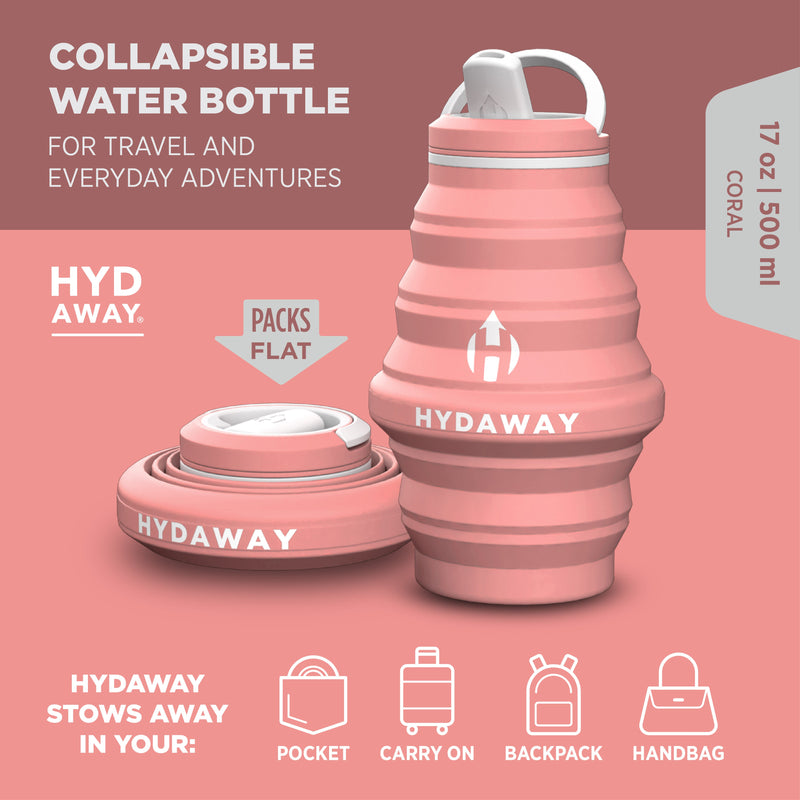 Load image into Gallery viewer, Hydaway - Collapsible Water Bottle | 17oz