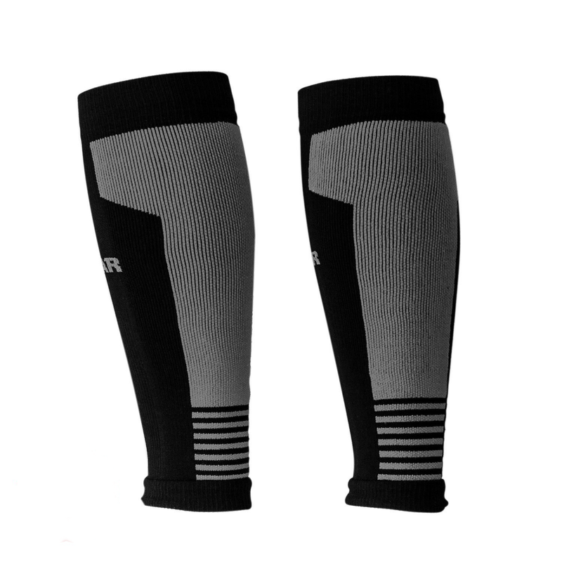 Load image into Gallery viewer, Mudgear - Compression Calf Sleeves (Black/Gray)