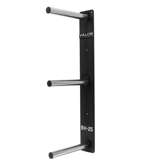 Valor Fitness - Wall Mounted 3 Peg Olympic Plate Storage