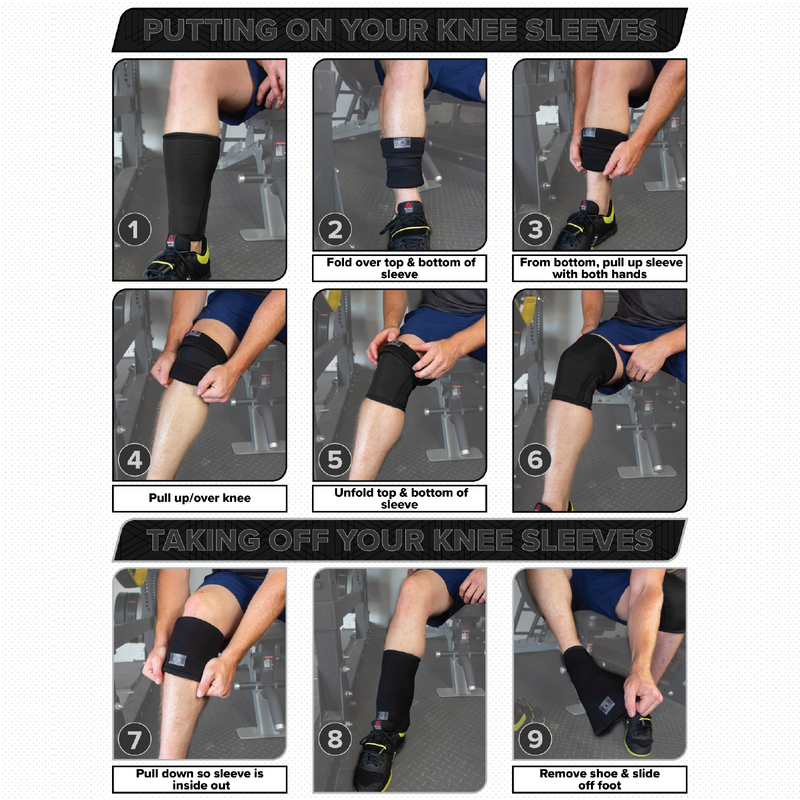 Load image into Gallery viewer, Serious Steel Fitness - Black Label Knee Sleeves (7mm)
