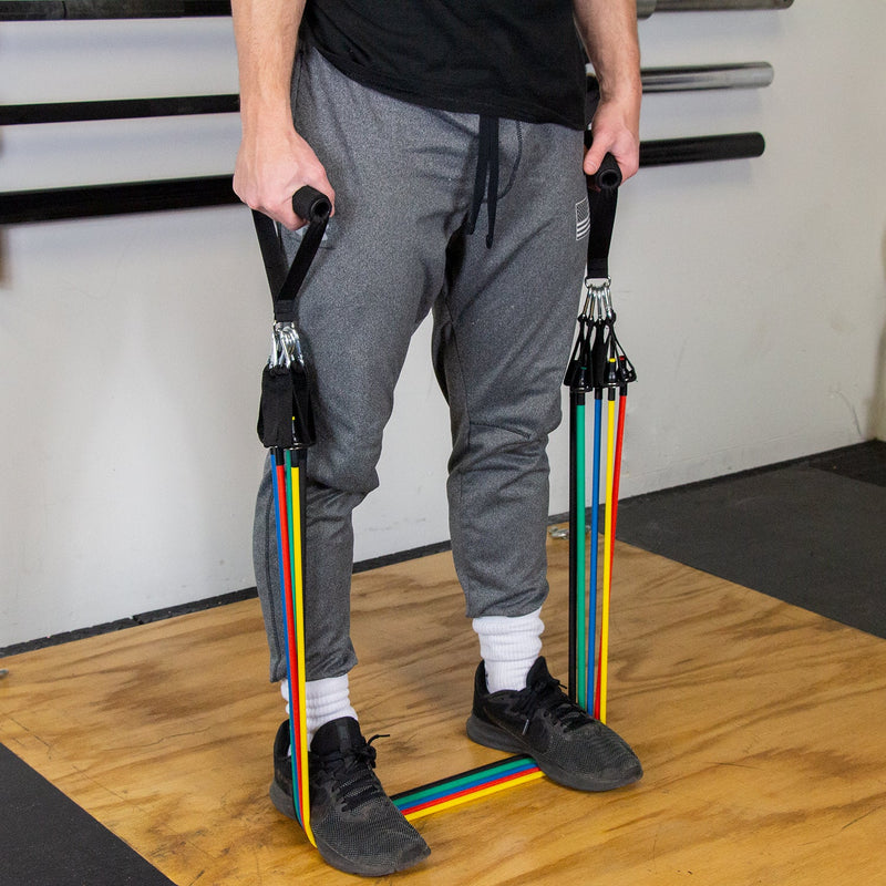 Load image into Gallery viewer, Serious Steel Fitness - Resistance Tubing Pack (Up to 100 lbs Resistance)