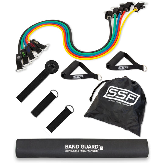 Serious Steel Fitness - Resistance Tubing Pack (Up to 100 lbs Resistance)