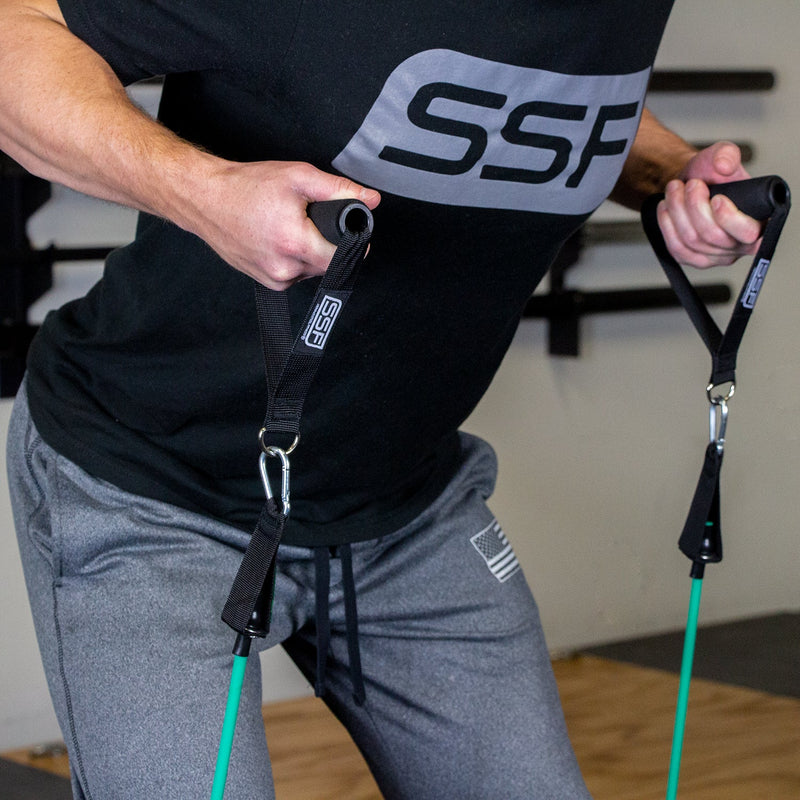 Load image into Gallery viewer, Serious Steel Fitness - Resistance Tubing Pack (Up to 100 lbs Resistance)