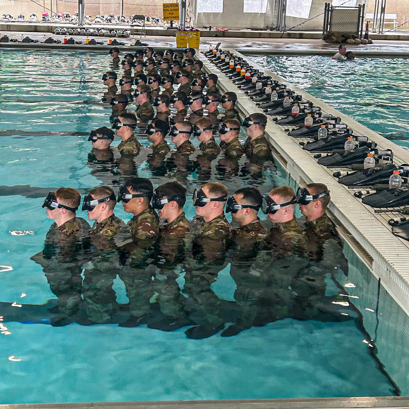 Load image into Gallery viewer, ATACLETE - USAF Spec-War Dive Mask and Snorkel Combo
