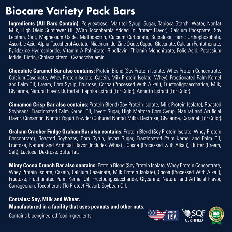 Load image into Gallery viewer, Biocare - 15G Protein Bars Variety Pack (7-Count)