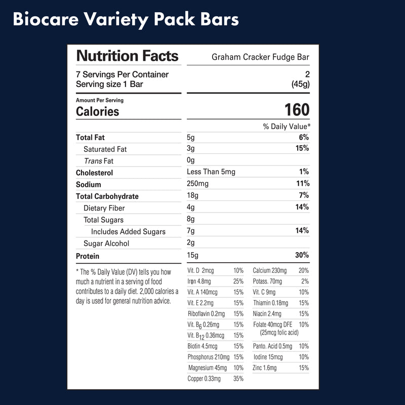 Load image into Gallery viewer, Biocare - 15G Protein Bars Variety Pack (7-Count)