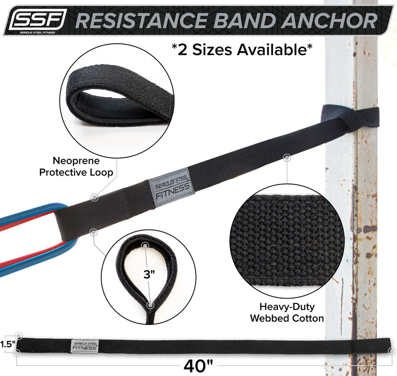 Load image into Gallery viewer, Serious Steel Fitness - Resistance Band & Tube Anchor