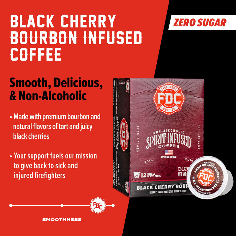 Load image into Gallery viewer, Fire Department Coffee - Black Cherry Bourbon Infused Coffee Pods